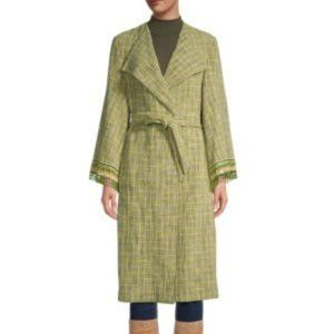 ETRO Kayamba Embellished-Sleeve Duster NWT US 12